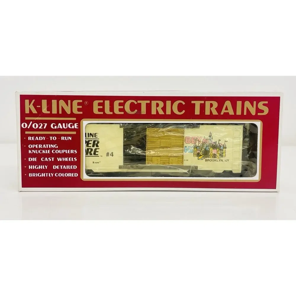 K-Line Superstore #4 Hobby King Brooklyn NY Classic Boxcar K-910004 LN